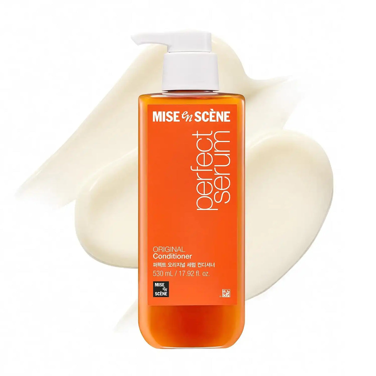 Mise En Scene Perfect Serum Original Conditioner For Damaged Hair, Nutrient Care With Argan Oil, Containing Jojoba-Seed-Oil For Smooth, Glossy Texture, 17.92 Fl. Oz.