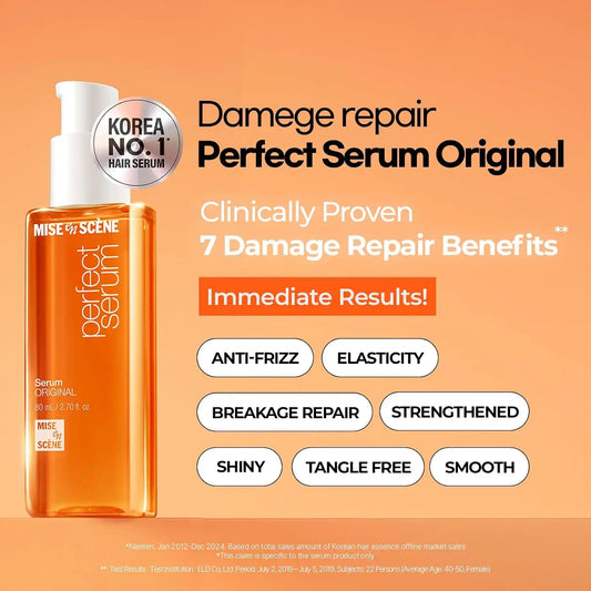 Mise En Scene Perfect Serum Original Hair Care Travel Kit (TSA Approved)