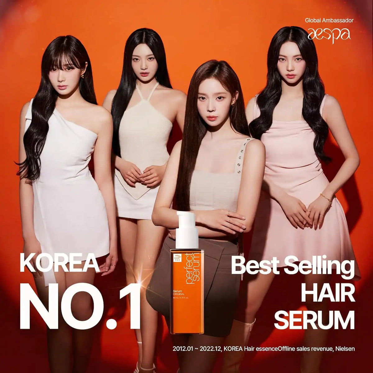 Mise En Scene Perfect Serum Originl & Base Up Essence - Leaved In Conditioner for Heat Protectant, for Frizzy & Dry | Lightweight Cream Texture | Fast Absorbing | Smooths, Shine | Korean Hair Care